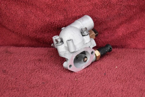 81-84 Datsun 810 thermostat housing upper + lower OEM W3300 used