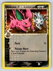 Nidoran M (Delta Species) 57/101 Dragon Frontiers Common Pokemon Card