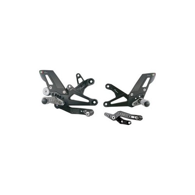 LIGHTECH FESTE VERSTELLBARE RÜCKTRITTBRETTER HONDA CBR 600 RR 2007-2026