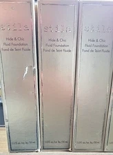 Stila Hide &Chic Fluid Foundation Choose Your Shade Full Size 1oz /30ml