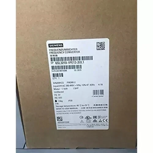 Siemens SINAMICS PM240-2 Power Module (6SL3210-1PE13-2UL1) - Picture 2 of 7