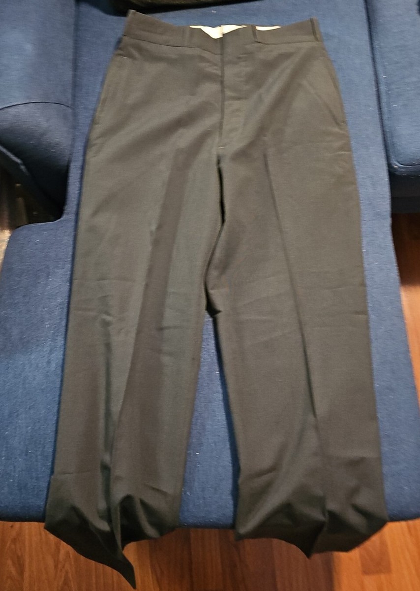 vintage pants US ARMY Poly/wool green military trousers vintage pants US ARMY Poly/wool green military trousers