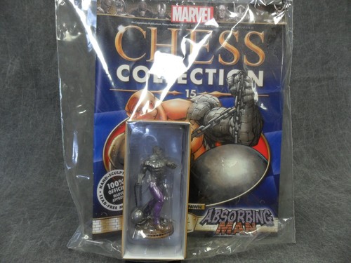 Eaglemoss Chess NEW * Absorbing Man * #15 Black Pawn Marvel Comics Villian - Picture 2 of 11