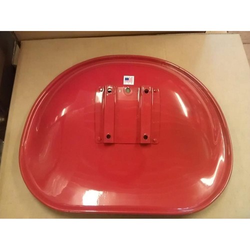 AMSS7445 Seat Cushion Red and White Vinyl Fits International 460 560 660 Tractor - Picture 2 of 9