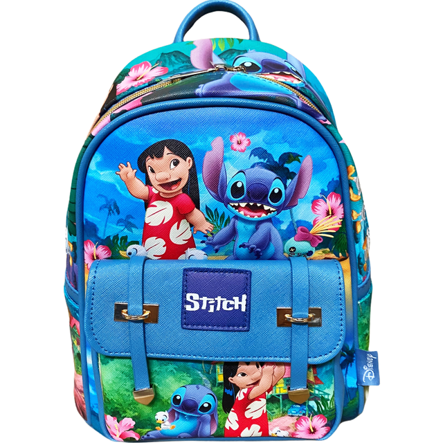 Faux Leather Mini Backpack - A20522 