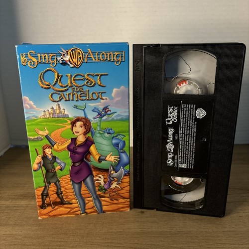Quest For Camelot Sing Along VHS 1998 RARE OOP Animated Film - Picture 6 of 7