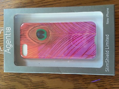SLIMSHIELD LIMITED AGENT18 PEACOCK CASE FOR APPLE IPHONE 5 5S FEATHER PINK
