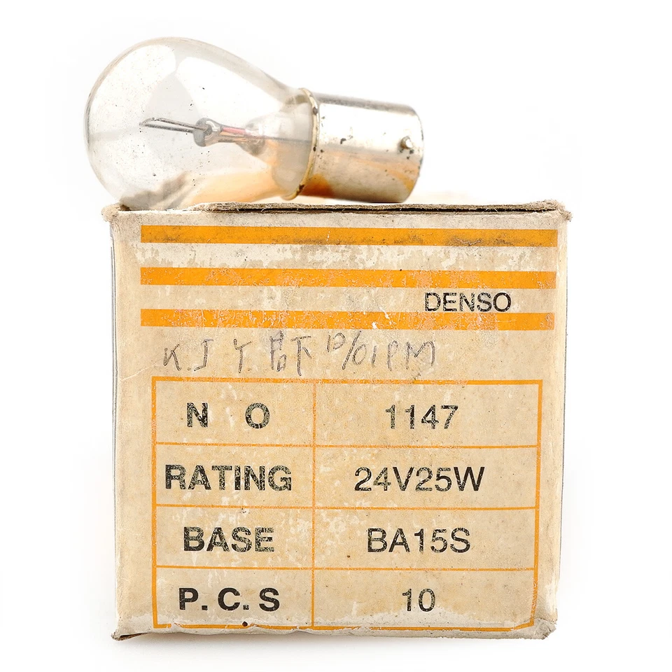 Fits For Tungsten Lamp Lights Bulb 24V25W BA15S NOS Fits Universal Car - Image 2 of 4