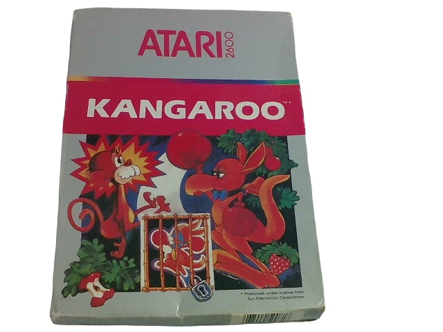 Atari Junior Jr 2600 Vader Black Strip Console RARE ex. cond. PLUS KANGAROO CART - Image 2 of 4