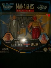 Jakks Pacific 1997 WWF Managers Series 1 Bob Backlund/Sultan Bone Crunching