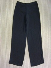 GIORGIO ARMANI 100 Silk Women'S Trouser NEW HAP05T-0A101-999 4525 Black SIZE38