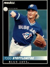 1992 Pinnacle #240 Todd Stottlemyre Toronto Blue Jays