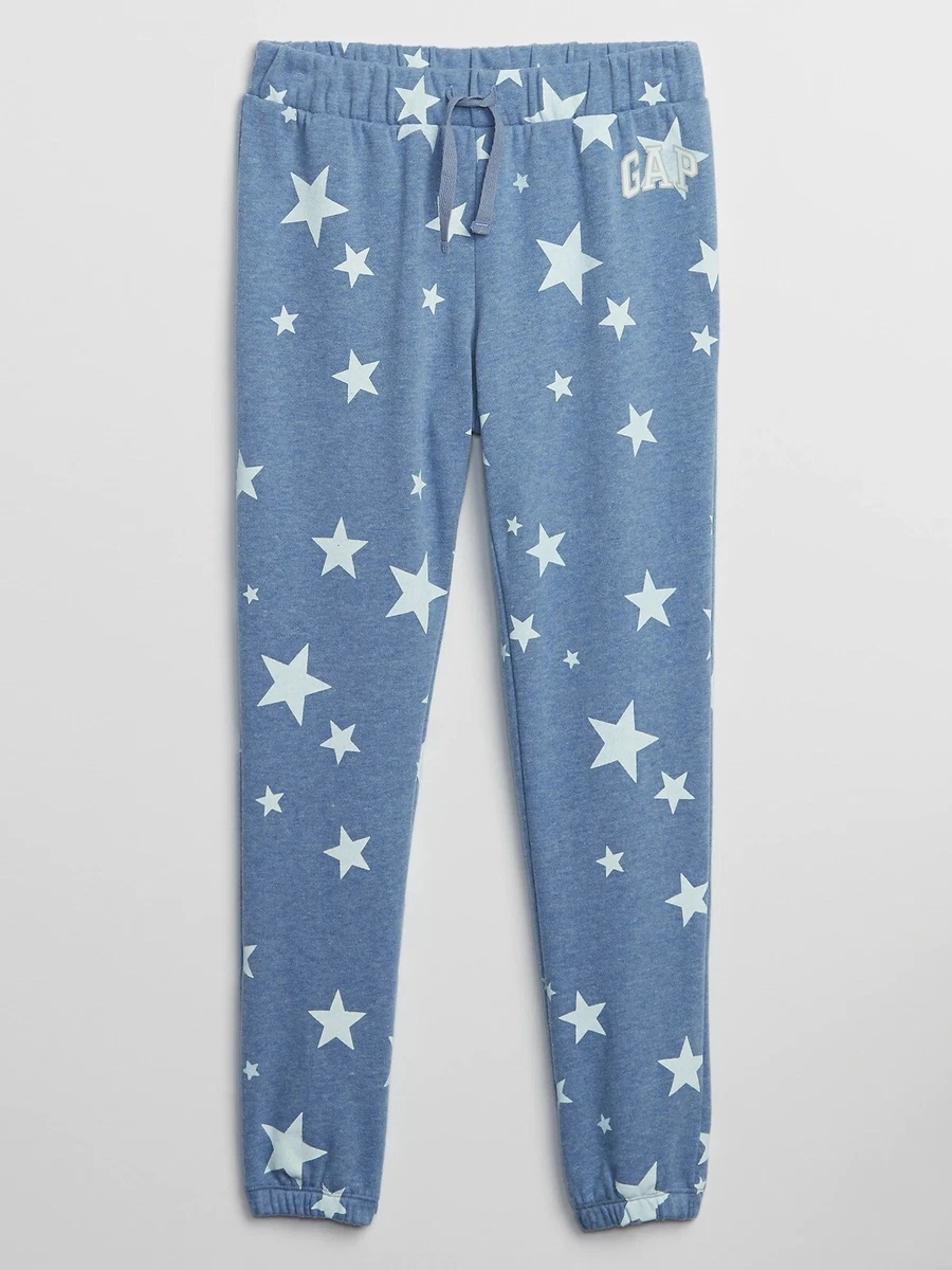 Gap Factory Star Pattern Jogger Girls 12 NWT Drawstring Cotton