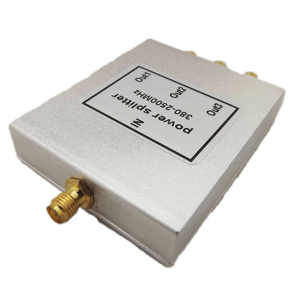 RF Coaxial Power Splitter Divider Combiner SMA 3-way Signal Booster 380-2500MHz - Image 3 of 4