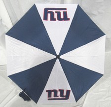 NFL Travel Umbrella New York Giants Blue and White McArthur For Windcraft