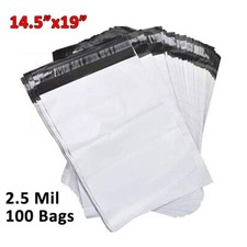100 Pack Large 14.5"x19" Poly Mailers Self-Seal Shipping Mailling Packaging Bags
