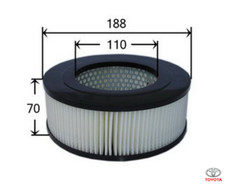 Original TOYOTA 1780124010 Luftfilter 1000 Celica A2,A4,A6 Corolla Starlet (KP6)