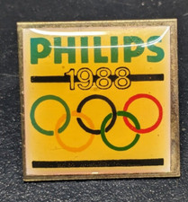Vintage 1988 Philips Olympic Sponsor Hat Lapel Pin