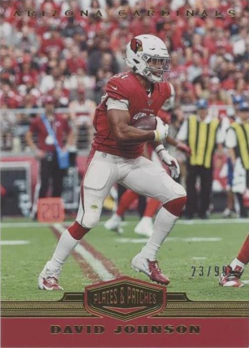 2019 Panini Plates & Patches David Johnson #6 - 1 of 2