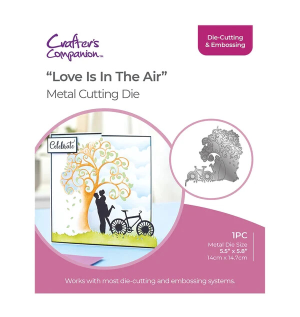 Gemini Everyday Half Create a Card Die - Love is in the Air - Crafters Companion
