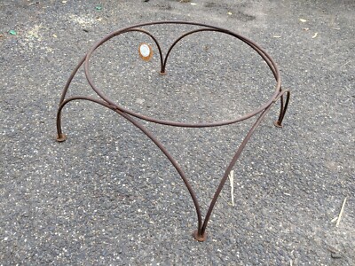 Edelrost Garten Ständer für Feuerschale Pflanzschale Rost 031976-2:D35H18cm