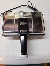 Villaware Tostino Panini/Sandwich Maker Model 3800 Tested Working! Vintage USA