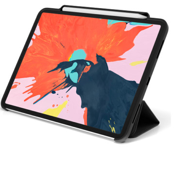 Muse QDOS Folio Stand Case für Apple iPad Pro 12.9'' 2018 schwarz