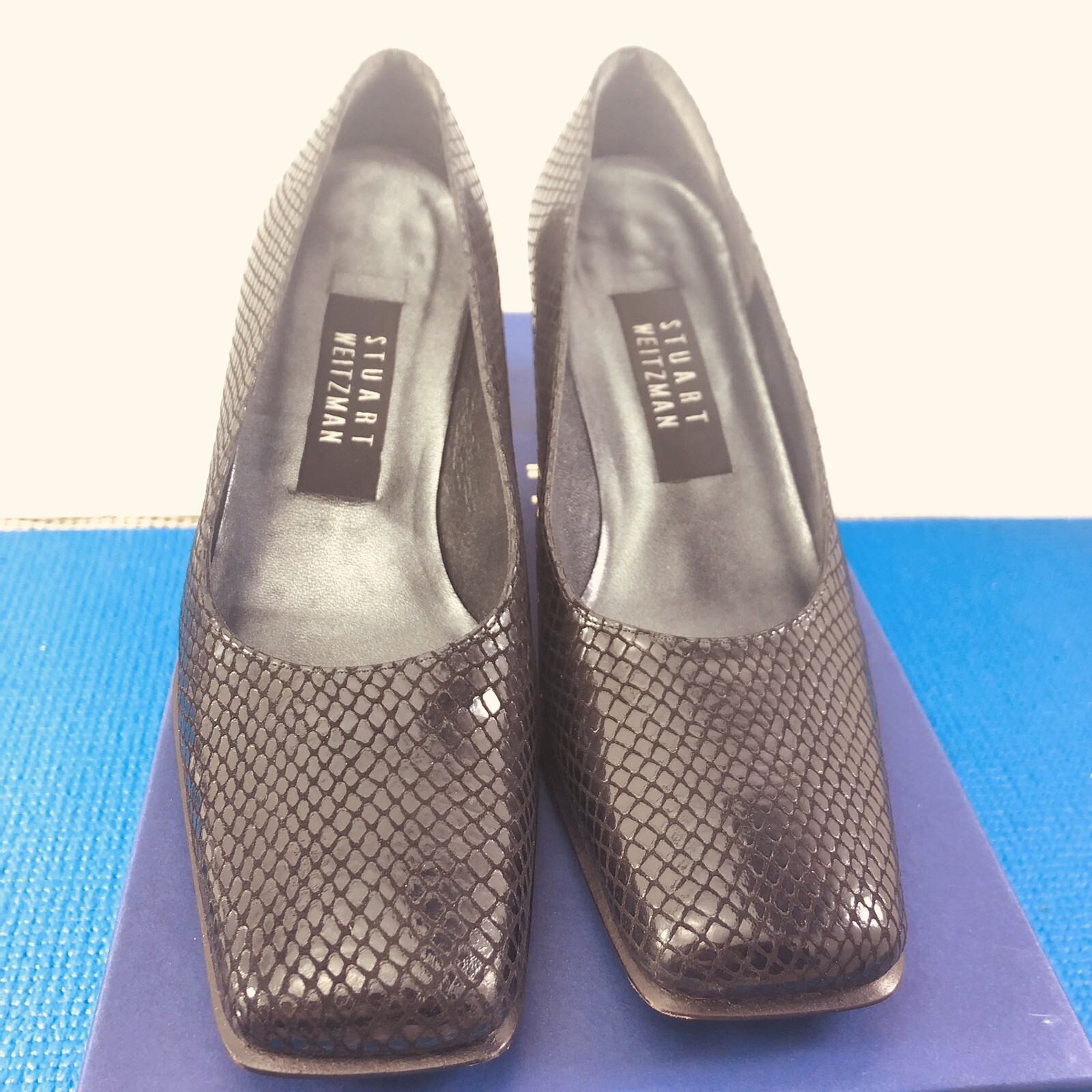 Stuart Weitzman Count Black Diamondback Size 5 M … - image 1