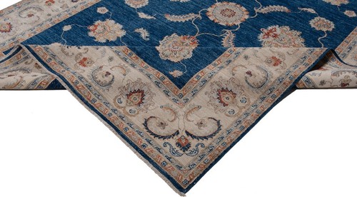 Ziegler Farahan Ribeteado a Mano Alfombra Oriental 294x204 cm-Fine Alfombra - Picture 6 of 14