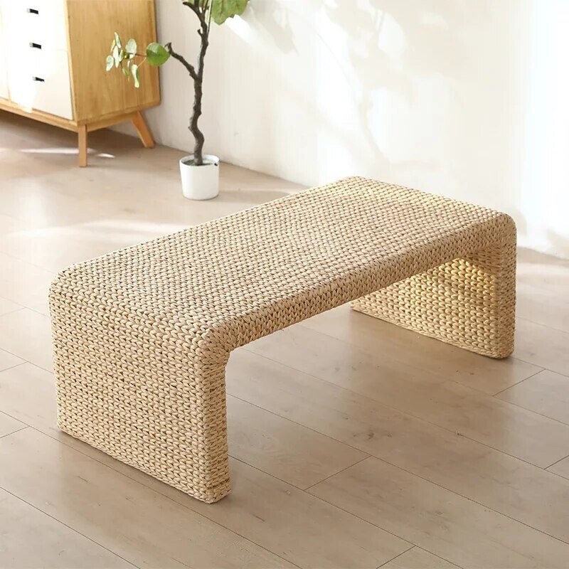 Japanese Rattan Coffee Table Modern Dining Tea Unique | eBay