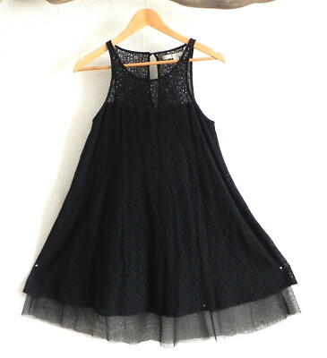 LC Lauren Conrad A-Line Dress Sleeveless Layered Hem Black Lace Size 2 | eBay LC Lauren Conrad A-Line Dress Sleeveless Layered Hem Black Lace Size 2 | eBay
