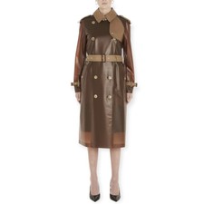 Burberry Gifford Collared Belted Double Breasted Trench Coat Size 36