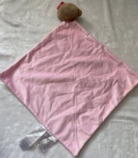 Carters Just One You Pink Dot Brown Monkey Security Blanket Baby Lovey
