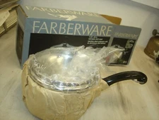 Farberware #811 Sauce Pan Pot 1 Qt Quart Stainless Steel Lid new open box