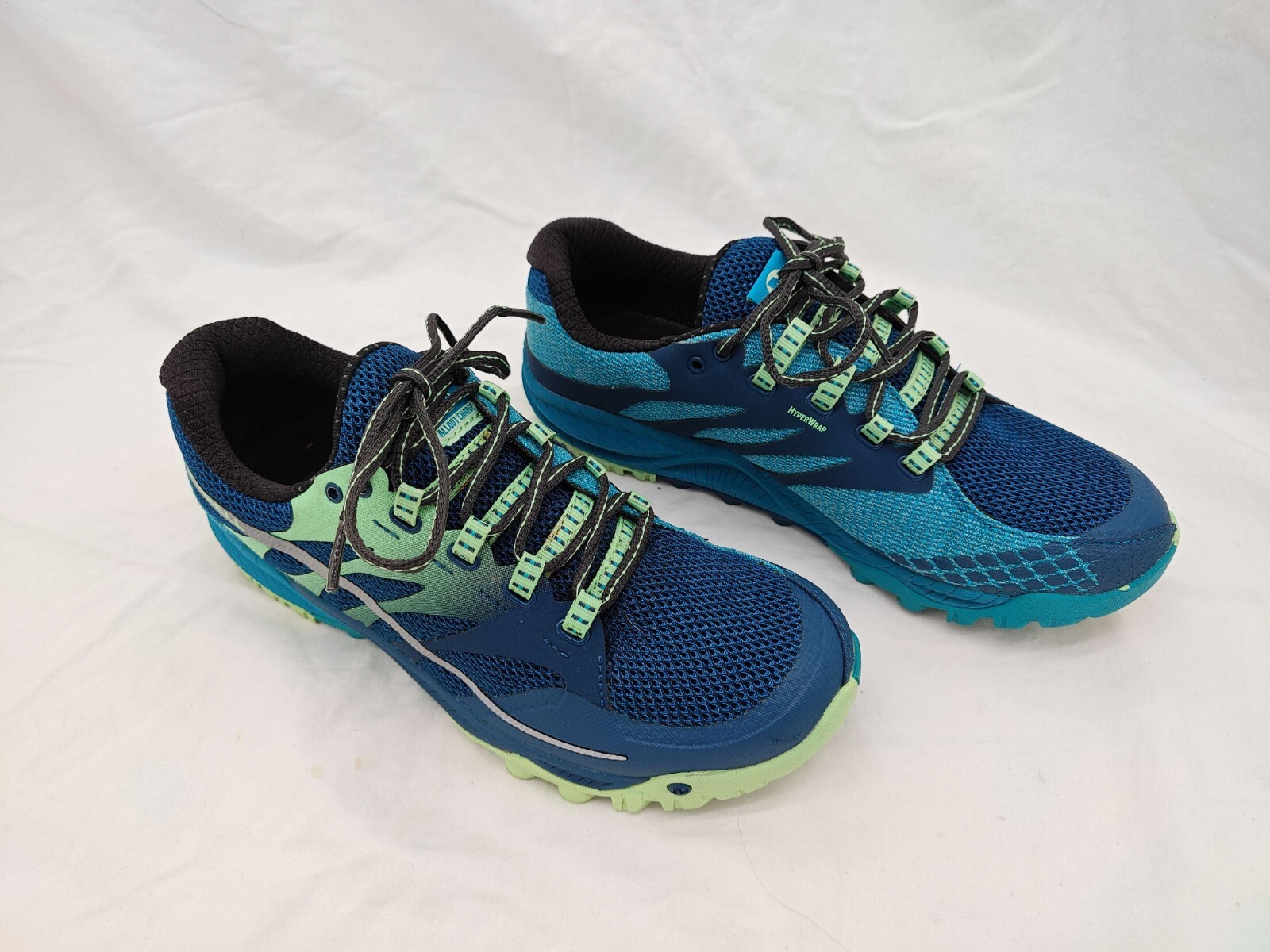 Scarpa sportiva Merrell All Out Charge trail running blu verde J35536 donna taglia 9