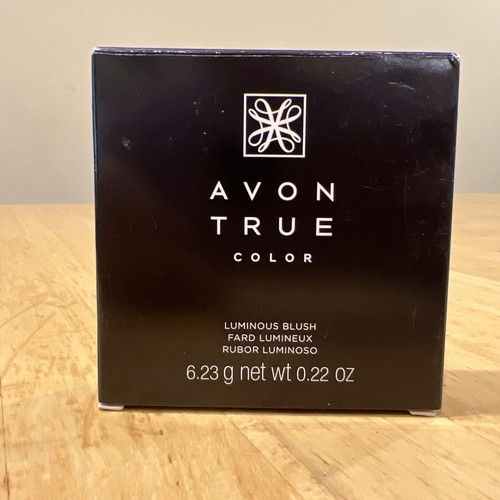 NEW AVON True Color Luminous BLUSH Powder Compact - ANTIQUE ROSE - HTF