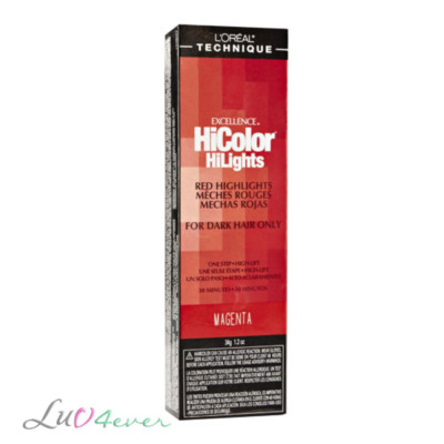 (3 PACKS) L'Oreal Excellence HiColor HiLights for Dark Hair 1.2 oz (6 colors)