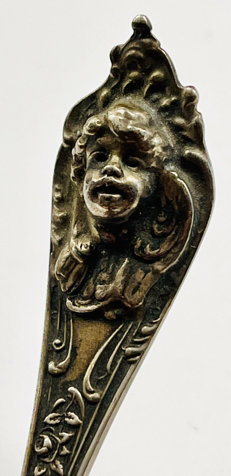 Rare Mechanics Co. Sterling Silver BonBon Spoon Angel Putti Tiffany Grade 925