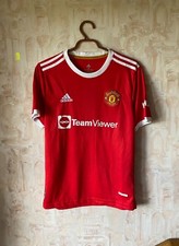 Manchester United 2021/2022 Home Football Shirt Soccer Jersey Size S Adult