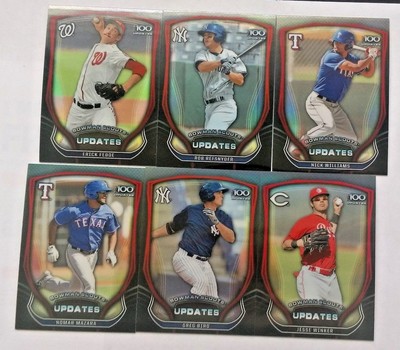 2015 BOWMAN CHROME SCOUTS TOPP 100 UPDATES INSERT - COMPLETE YOUR SET.