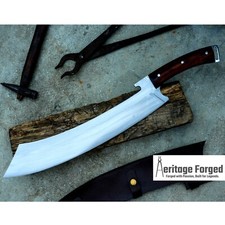 Machete Khopesh forjado a mano - Espada egipcia de 16" - Cuchillo de caza - Picadora