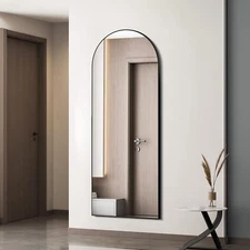 Full Length Mirror,Floor Mirror with Stand, Hanging Mirror for Home Wall Decor