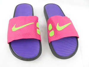 baby pink nike slides
