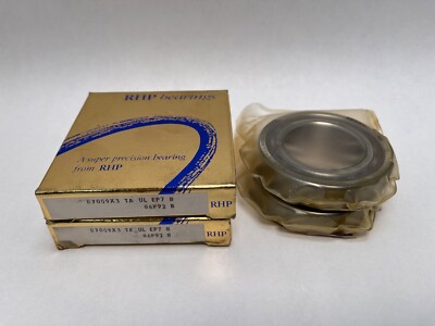 RHP 7009ETDULP4 Bearing 45x75x16 mm 7009-E-T-DUL-P4 B7009X3TAULEP7 England 2 Pcs