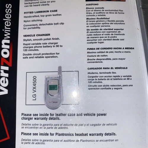 Verizon Wireless LG VX4500 Essential Package Headset & Vehicle Charger Only - 第 4/4 張圖片
