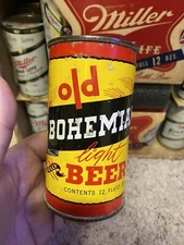 Old Bohemian Beer Flat Top Beer Can Harvard Brewing Co Lowell Ma Old Vintage