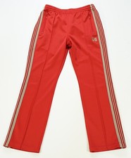 Rare NEEDLES Butterfly Striped Narrow Joggers Track Pants 2020s Streetwear Red S