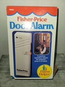 Fisher Price Child Motion Door Alarm 1986 Open Box