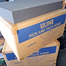 24x24x3 uline pick pack foam 4 pack  camera gear equipment safety tech drones