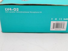 Movo Lv4-o2 XLR Phantom Power Omnidirectional Lavalier Microphone Set